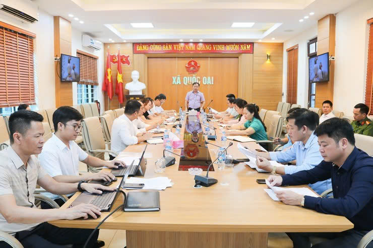 Xã Quốc Oai tập trung tháo gỡ vướng mắc, tạo đồng thuận trong giải phóng mặt bằng các dự án trọng điểm