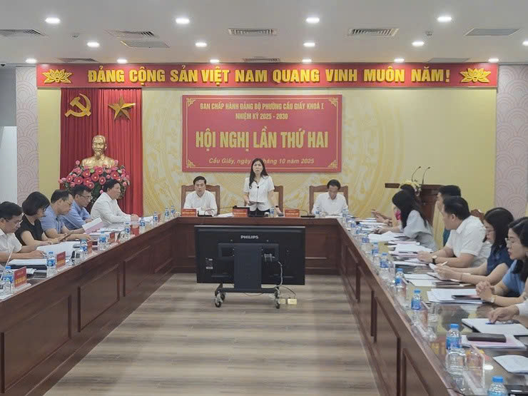 Ban Chấp hành Đảng bộ phường Cầu Giấy thống nhất chương trình công tác toàn khóa, định hướng phát triển giai đoạn 2026–2030