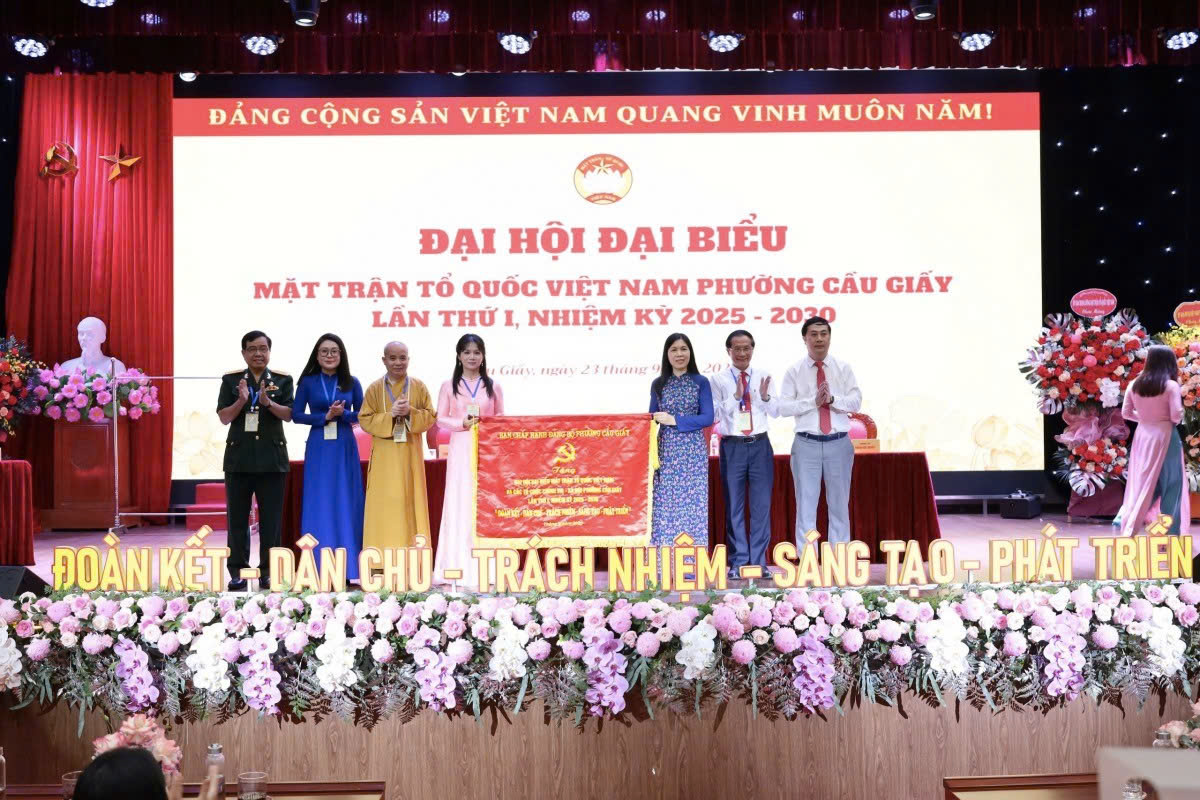 Đại hội đại biểu Mặt trận Tổ quốc Việt Nam phường Cầu Giấy: Khẳng định vai trò trung tâm đoàn kết trong giai đoạn phát triển mới