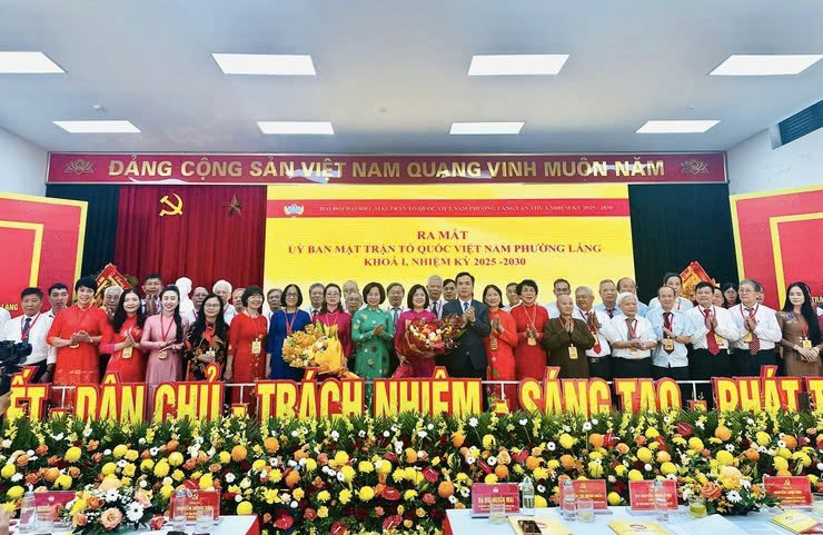Đại hội đại biểu MTTQ Việt Nam phường Láng lần thứ I: Phát huy sức mạnh đại đoàn kết, xây dựng phường phát triển bền vững