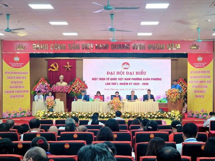 Đại hội đại biểu Mặt trận Tổ quốc Việt Nam phường Xuân Phương lần thứ I: Phát huy sức mạnh đại đoàn kết, hướng tới phát triển bền vững