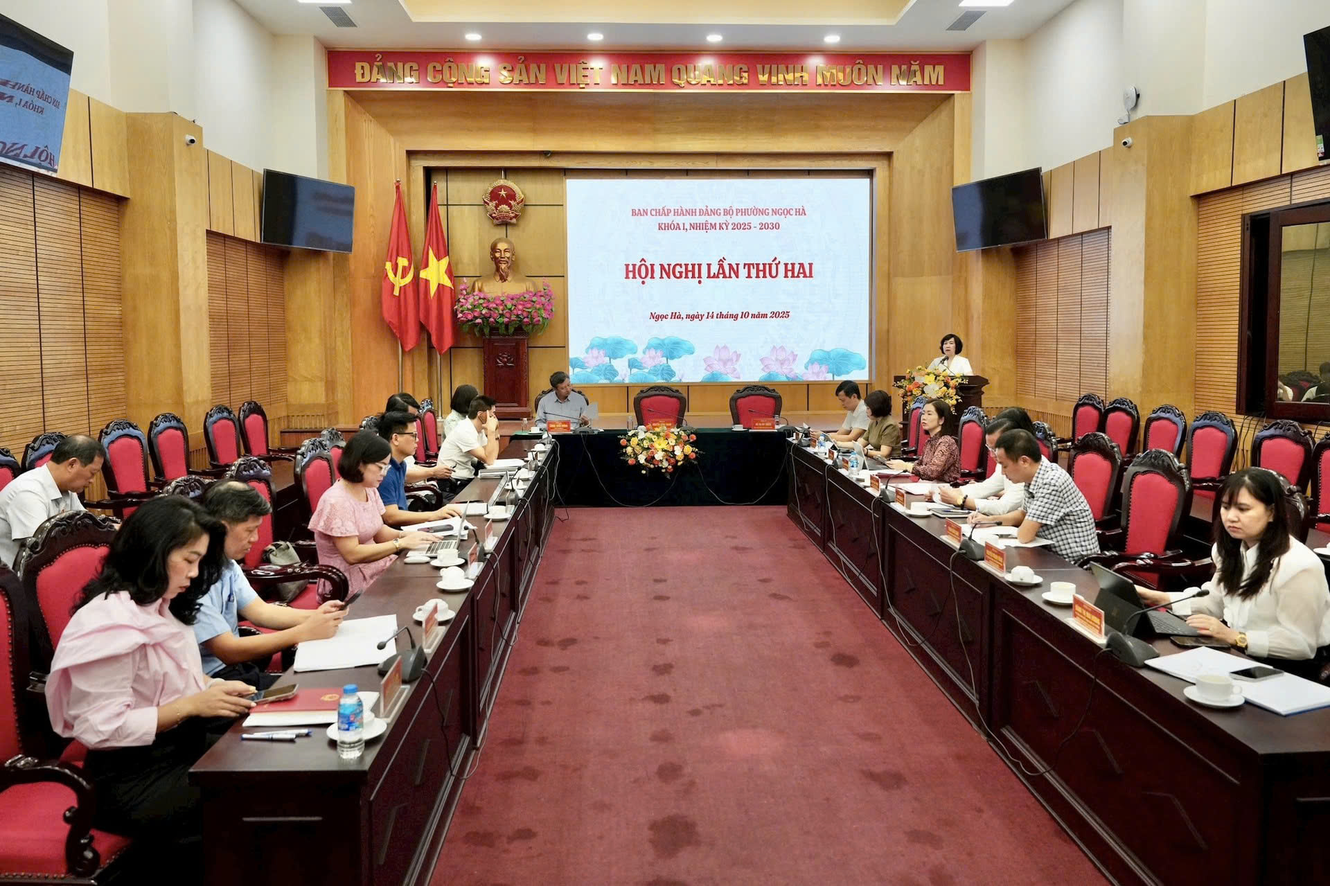 Đảng bộ phường Ngọc Hà thông qua đề án nhân sự và chương trình công tác nhiệm kỳ 2025-2030