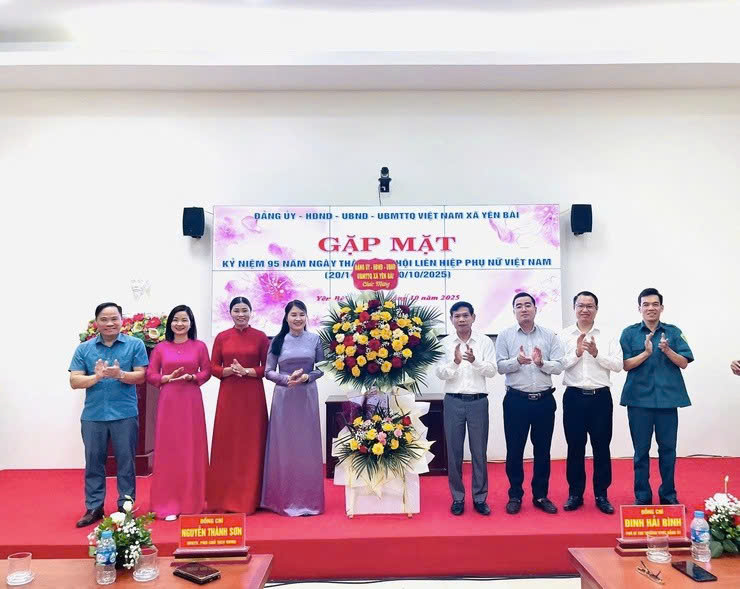 Xã Yên Bài gặp mặt kỷ niệm 95 năm Ngày thành lập Hội Liên hiệp Phụ nữ Việt Nam, tôn vinh vai trò phụ nữ cơ sở