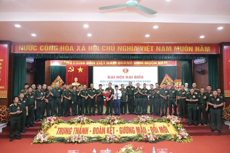 Đại hội đại biểu Hội Cựu chiến binh xã Yên Xuân lần thứ VIII khẳng định vai trò nòng cốt trong xây dựng quê hương