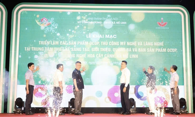 Triển lãm OCOP, thủ công mỹ nghệ và làng nghề 2025: Kết nối sáng tạo, lan tỏa giá trị văn hóa tại Mê Linh