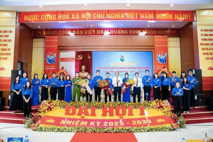 Tuổi trẻ phường Vĩnh Hưng khơi dậy khát vọng tiên phong trong nhiệm kỳ đầu tiên