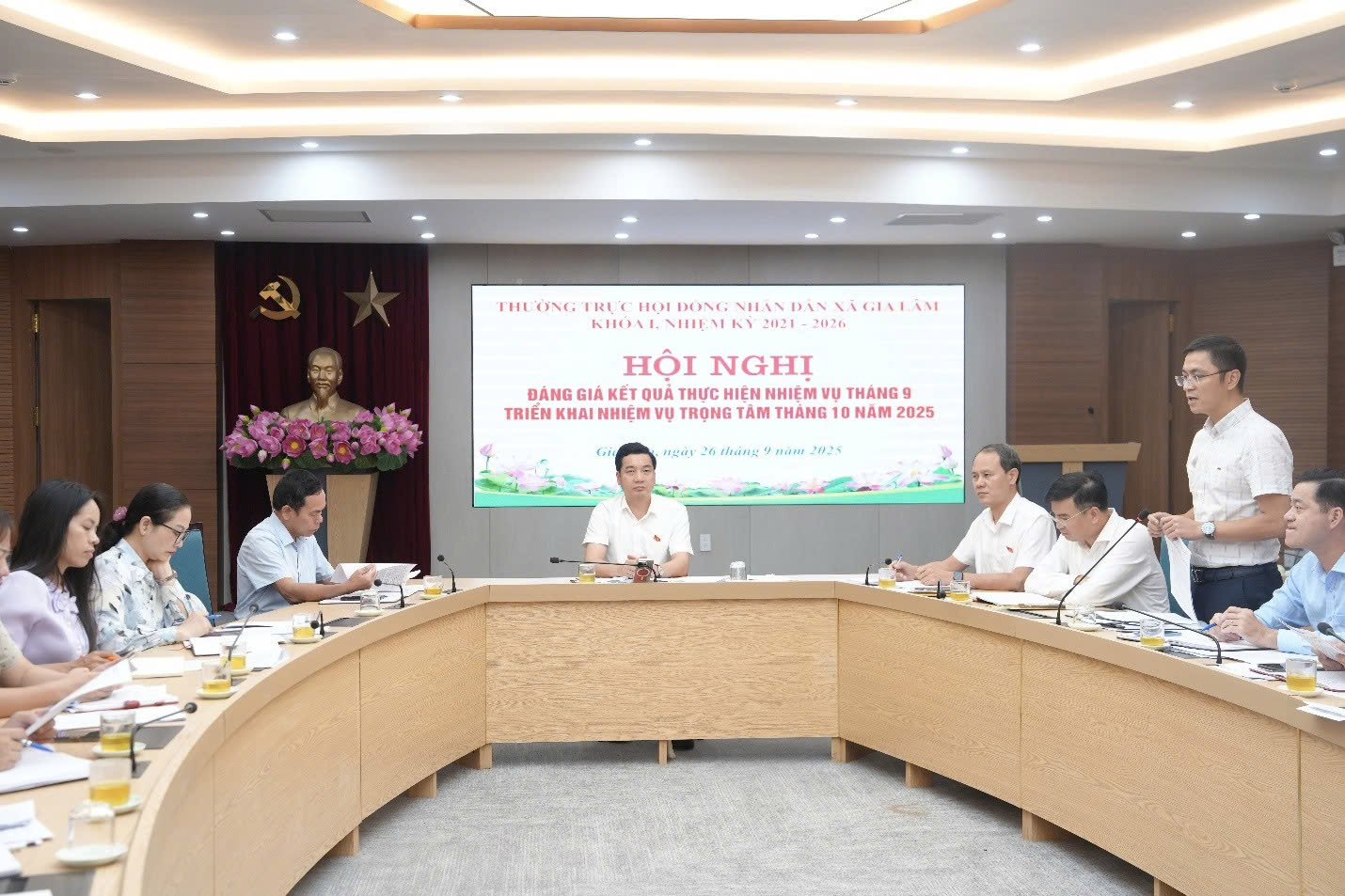 HĐND xã Gia Lâm đánh giá kết quả công tác tháng 9, triển khai nhiệm vụ trọng tâm tháng 10-2025