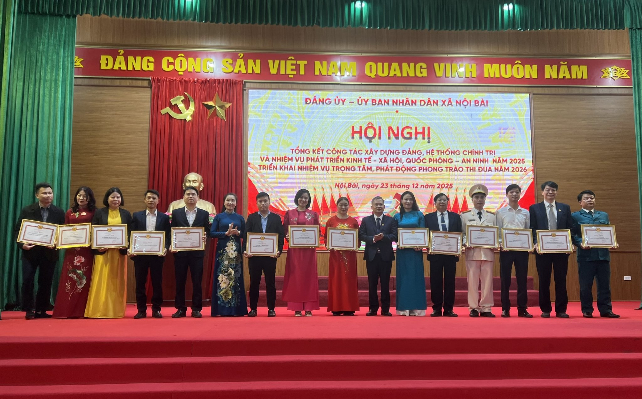 Xã Nội Bài tổng kết công tác năm 2025, tạo nền tảng vững chắc cho giai đoạn phát triển mới