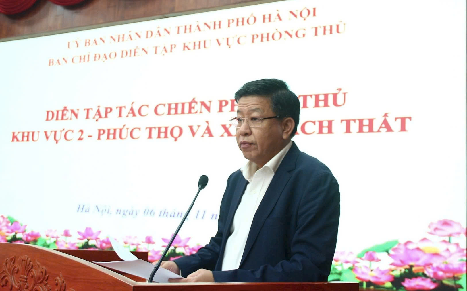 Diễn tập khu vực phòng thủ tại Phúc Thọ - Thạch Thất: nâng cao năng lực chỉ huy, sẵn sàng ứng phó mọi tình huống