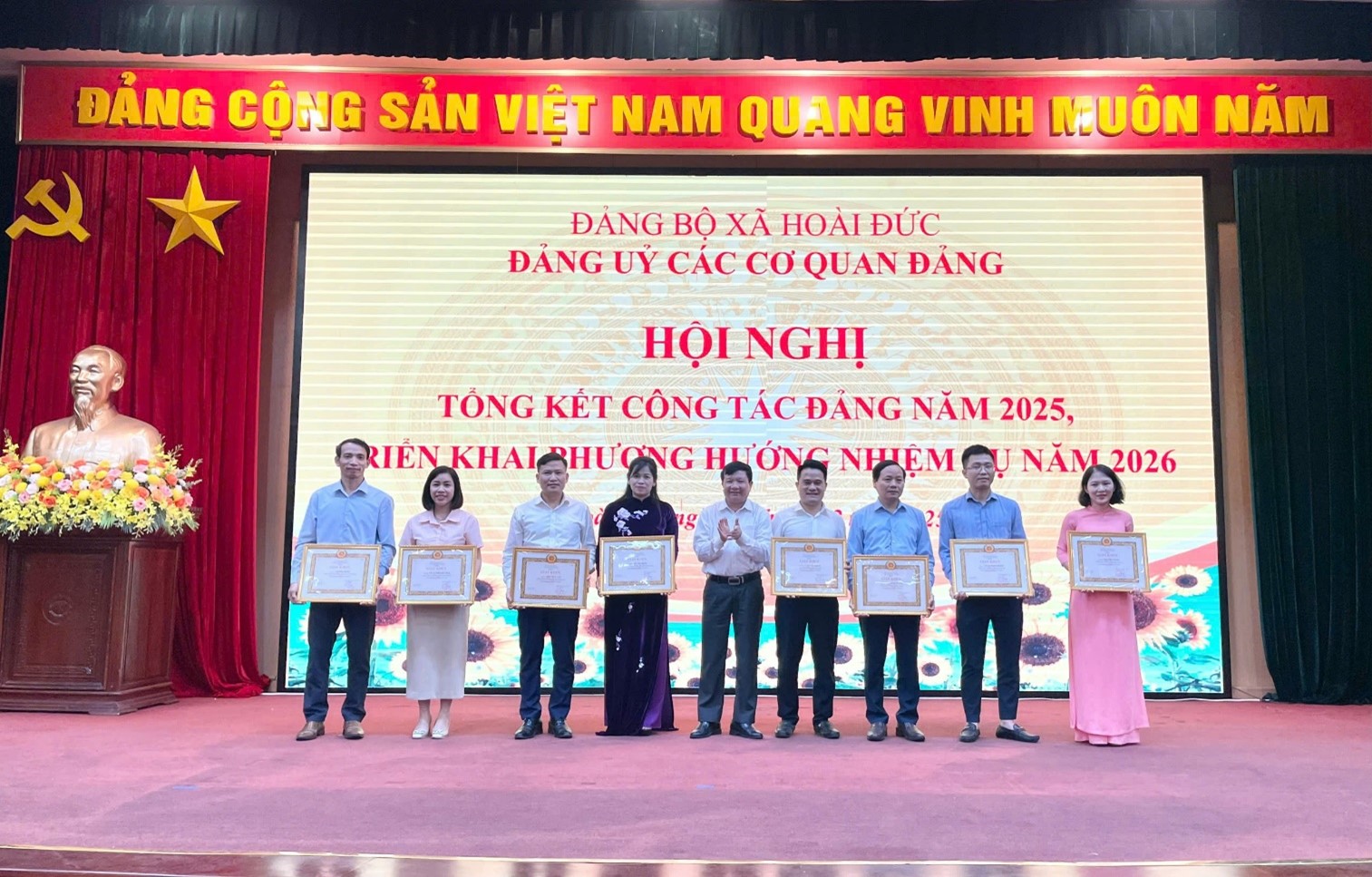 Đảng bộ các Cơ quan Đảng xã Hoài Đức tổng kết công tác năm 2025