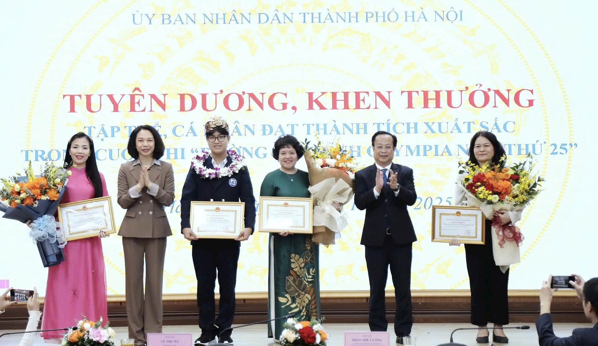 Hà Nội vinh danh quán quân Đường lên đỉnh Olympia 2025, lan tỏa khát vọng chinh phục tri thức