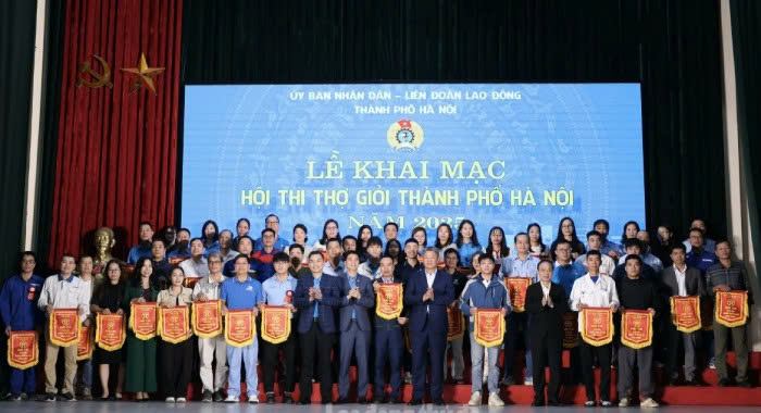 Hà Nội khai mạc Hội thi thợ giỏi năm 2025, tôn vinh kỹ năng và khơi dậy tinh thần lao động sáng tạo