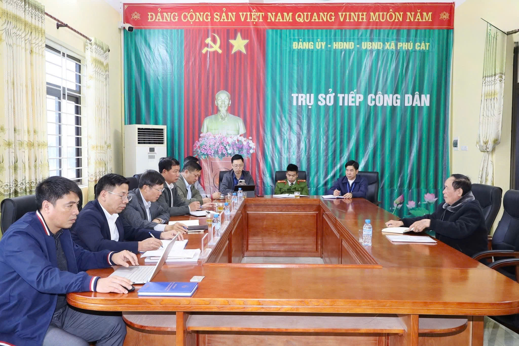 Xã Phú Cát tăng cường tiếp công dân, kịp thời giải quyết kiến nghị ngay từ cơ sở