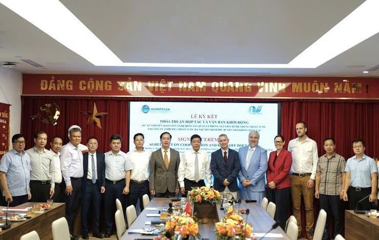 Hà Nội triển khai dự án chuyển giao công nghệ Rioscan, nâng cao năng lực quản lý hệ thống thoát nước đô thị