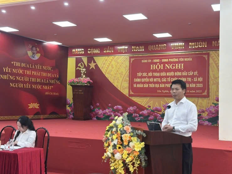 Phường Yên Nghĩa đối thoại với nhân dân, lắng nghe để hành động hiệu quả