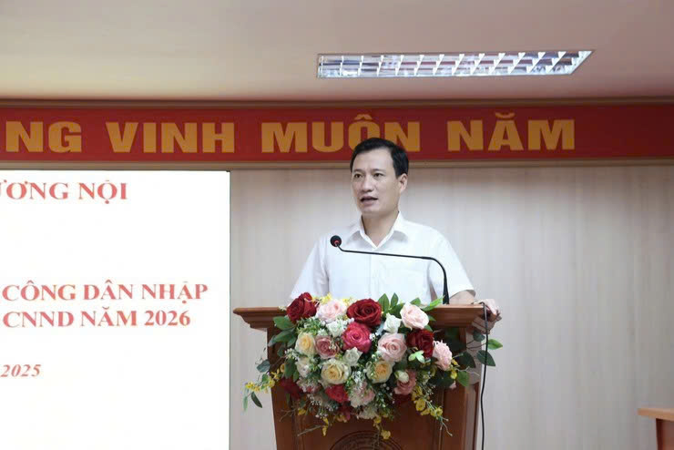 Phường Dương Nội triển khai kế hoạch tuyển chọn, gọi công dân nhập ngũ và thực hiện nghĩa vụ tham gia Công an nhân dân năm 2026