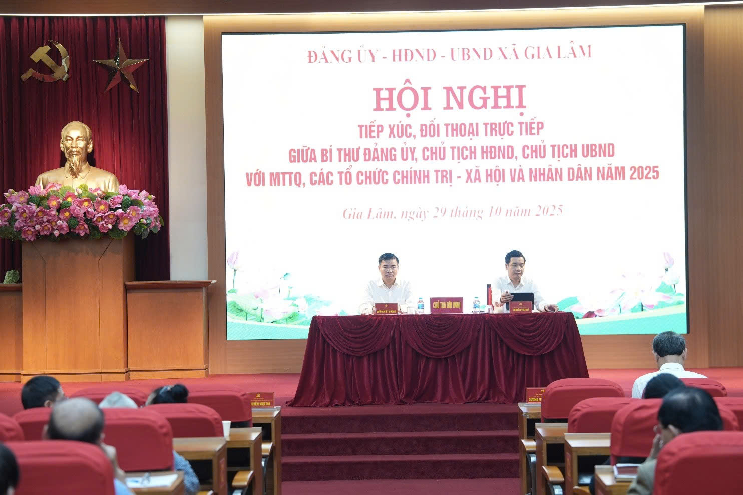 Xã Gia Lâm tăng cường đối thoại, tháo gỡ vướng mắc từ cơ sở, hướng tới xây dựng chính quyền gần dân, vì dân