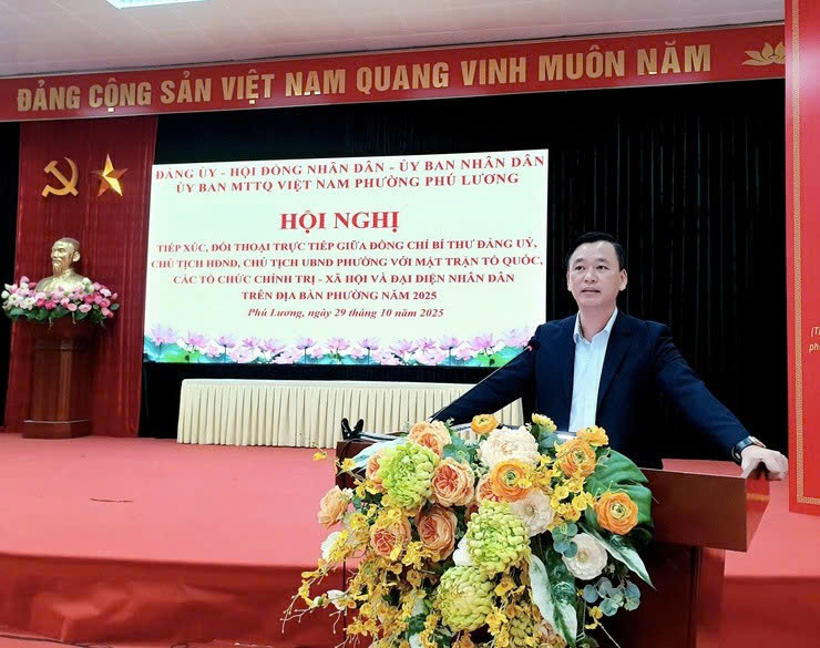 Phường Phú Lương tăng cường đối thoại, lắng nghe ý kiến nhân dân, nâng cao hiệu quả quản lý, điều hành