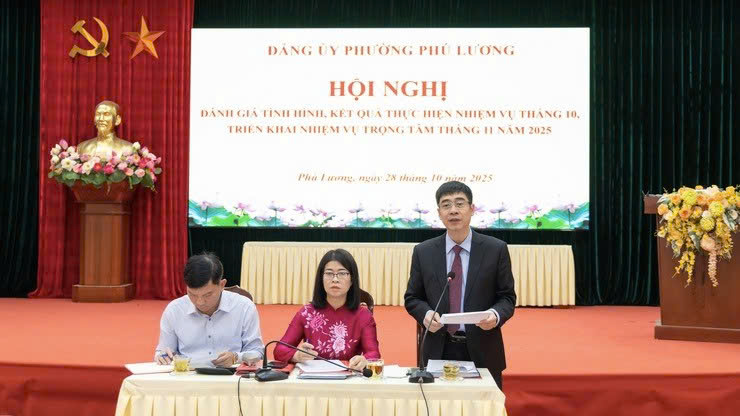 Phường Phú Lương triển khai đồng bộ nhiệm vụ trọng tâm, tạo nền tảng vững chắc cho giai đoạn phát triển mới
