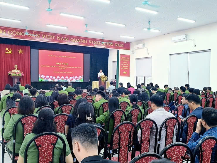 Phường Phú Lương nâng cao nhận thức, trách nhiệm bảo vệ bí mật Nhà nước trong tình hình mới