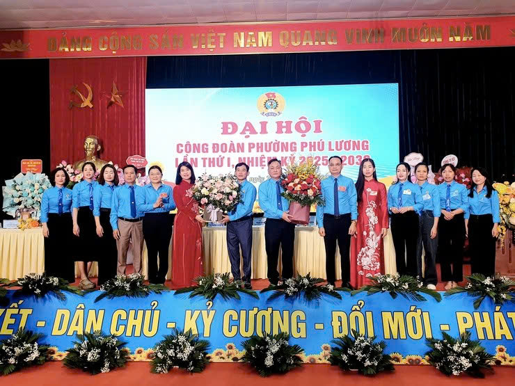 Công đoàn phường Phú Lương tổ chức Đại hội lần thứ I, khẳng định vai trò đại diện, chăm lo người lao động trong mô hình chính quyền địa phương hai cấp
