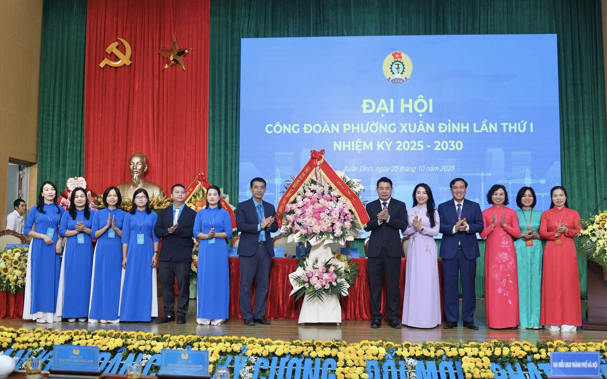 Đại hội Công đoàn phường Xuân Đỉnh lần thứ I khẳng định vai trò nòng cốt trong xây dựng tổ chức Công đoàn vững mạnh