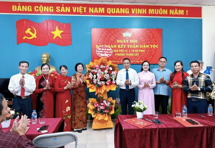 Phường Thanh Liệt tổ chức Ngày hội Đại đoàn kết toàn dân tộc tại tổ dân phố 15, 16