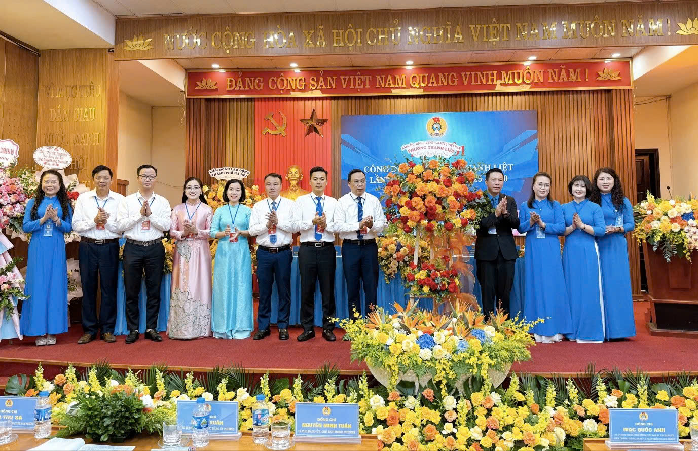 Đại hội Công đoàn phường Thanh Liệt lần thứ I khẳng định vai trò nòng cốt trong xây dựng tổ chức công đoàn vững mạnh