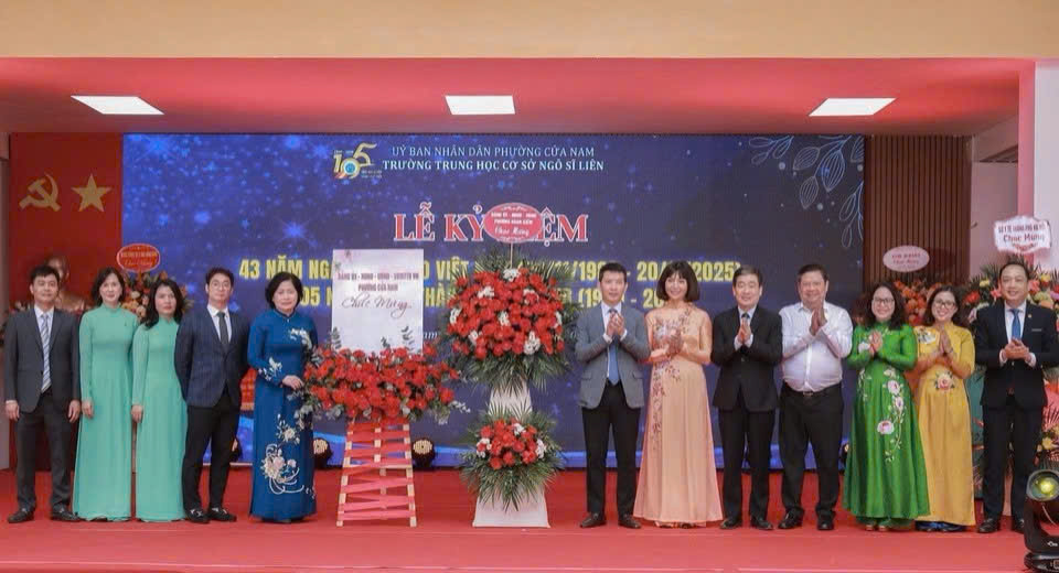 Trường THCS Ngô Sĩ Liên: Dấu son 105 năm vun bồi truyền thống hiếu học và khát vọng vươn cao