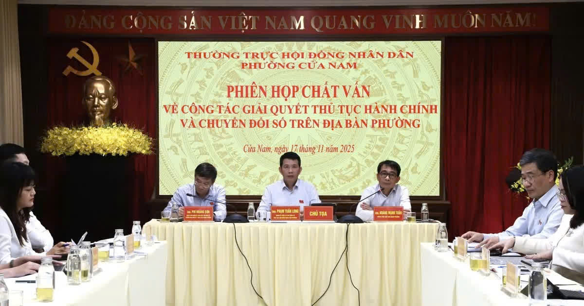 Phường Cửa Nam đẩy mạnh cải cách hành chính, chuyển đổi số gắn với nâng cao chất lượng phục vụ nhân dân