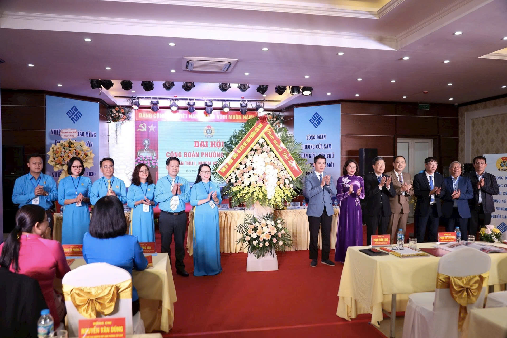 Đại hội Công đoàn phường Cửa Nam lần thứ I khẳng định vai trò đồng hành cùng người lao động trong giai đoạn mới