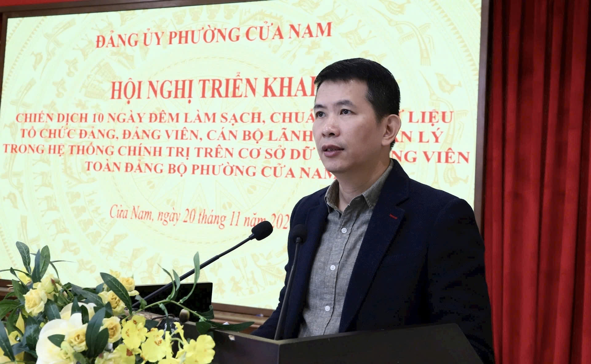 Phường Cửa Nam triển khai chiến dịch 10 ngày đêm làm sạch, chuẩn hóa dữ liệu đảng viên