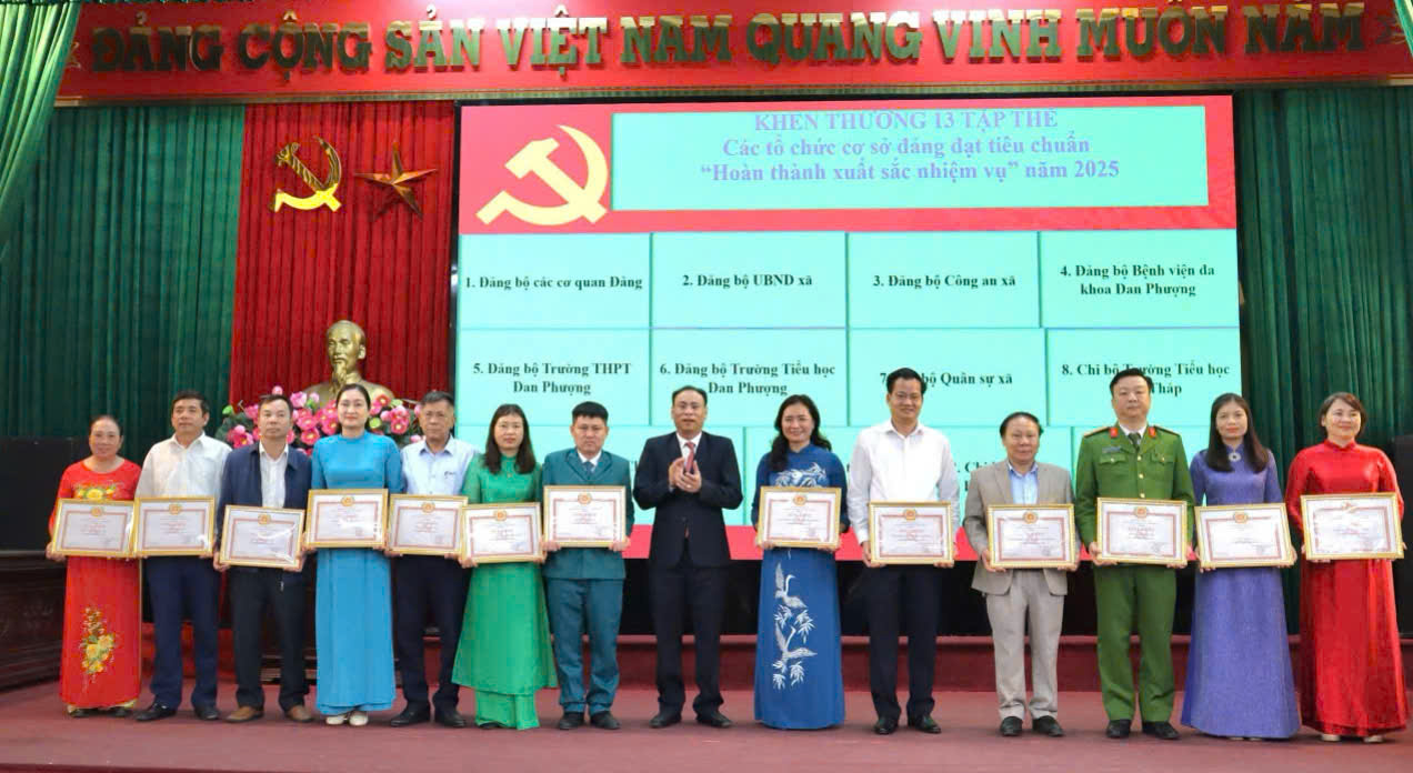 Đảng ủy xã Đan Phượng tổng kết công tác lãnh đạo, chỉ đạo năm 2025
