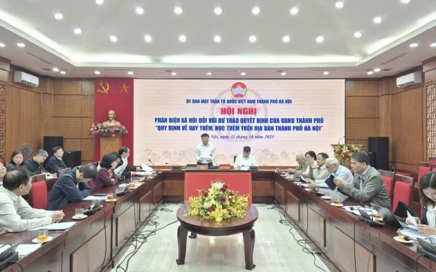 Hà Nội lấy ý kiến hoàn thiện quy định quản lý dạy thêm, học thêm: Hướng tới minh bạch, công bằng và nâng cao chất lượng giáo dục
