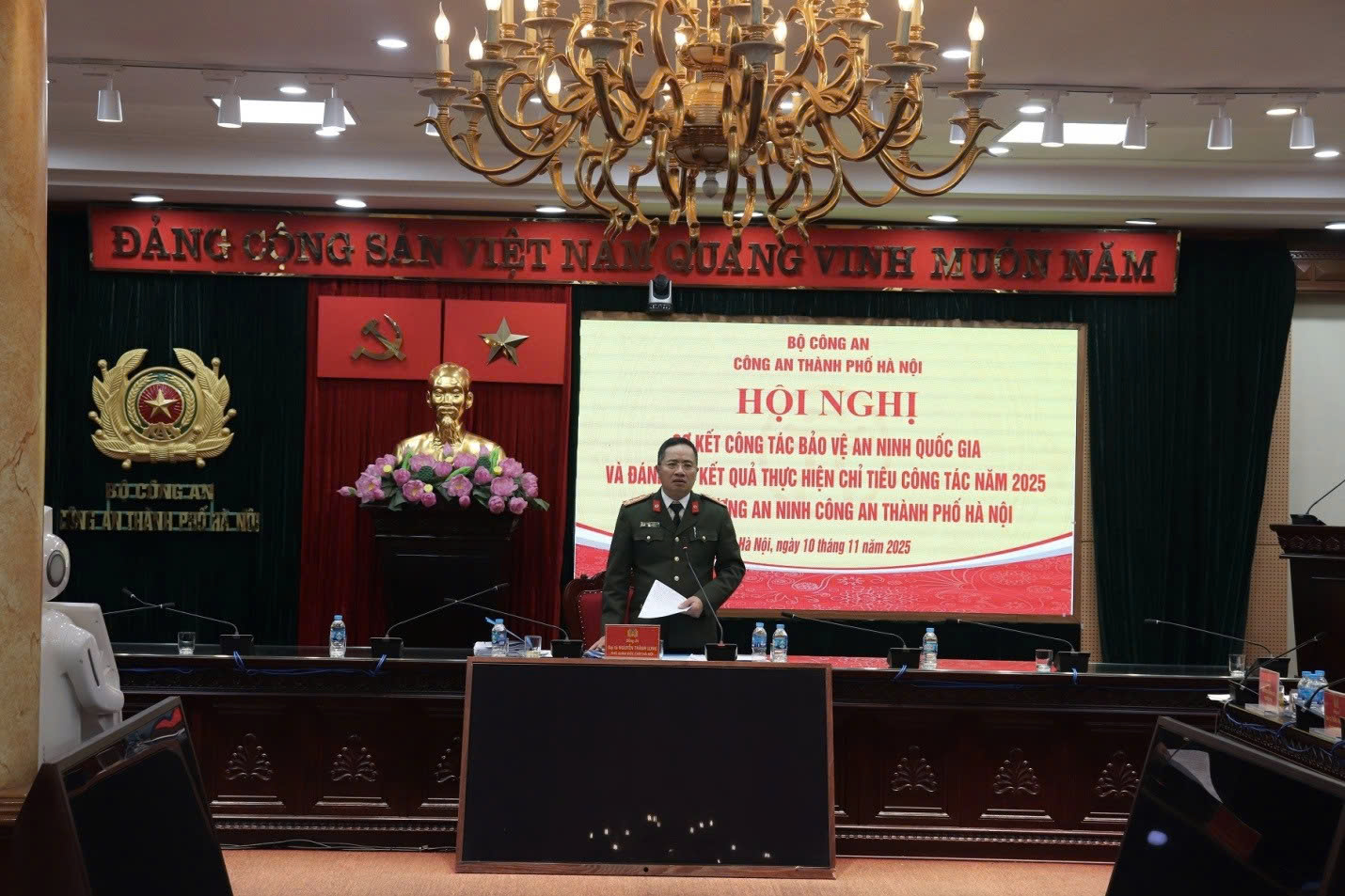 Lực lượng An ninh Công an thành phố Hà Nội siết chặt kỷ cương, quyết tâm hoàn thành toàn diện chỉ tiêu công tác năm 2025