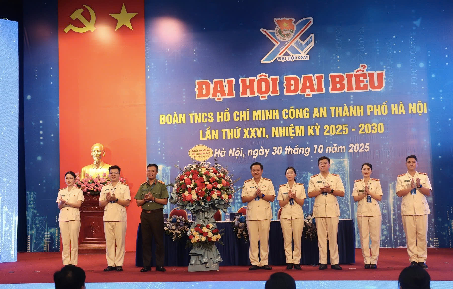 Đại hội đại biểu Đoàn TNCS Hồ Chí Minh Công an thành phố Hà Nội lần thứ XXVI: Khẳng định vai trò xung kích của tuổi trẻ trong giai đoạn phát triển mới