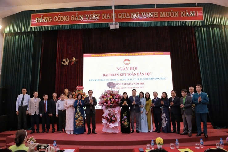 Phường Cầu Giấy: Lan tỏa tinh thần đại đoàn kết từ Ngày hội điểm của cụm thi đua số 5