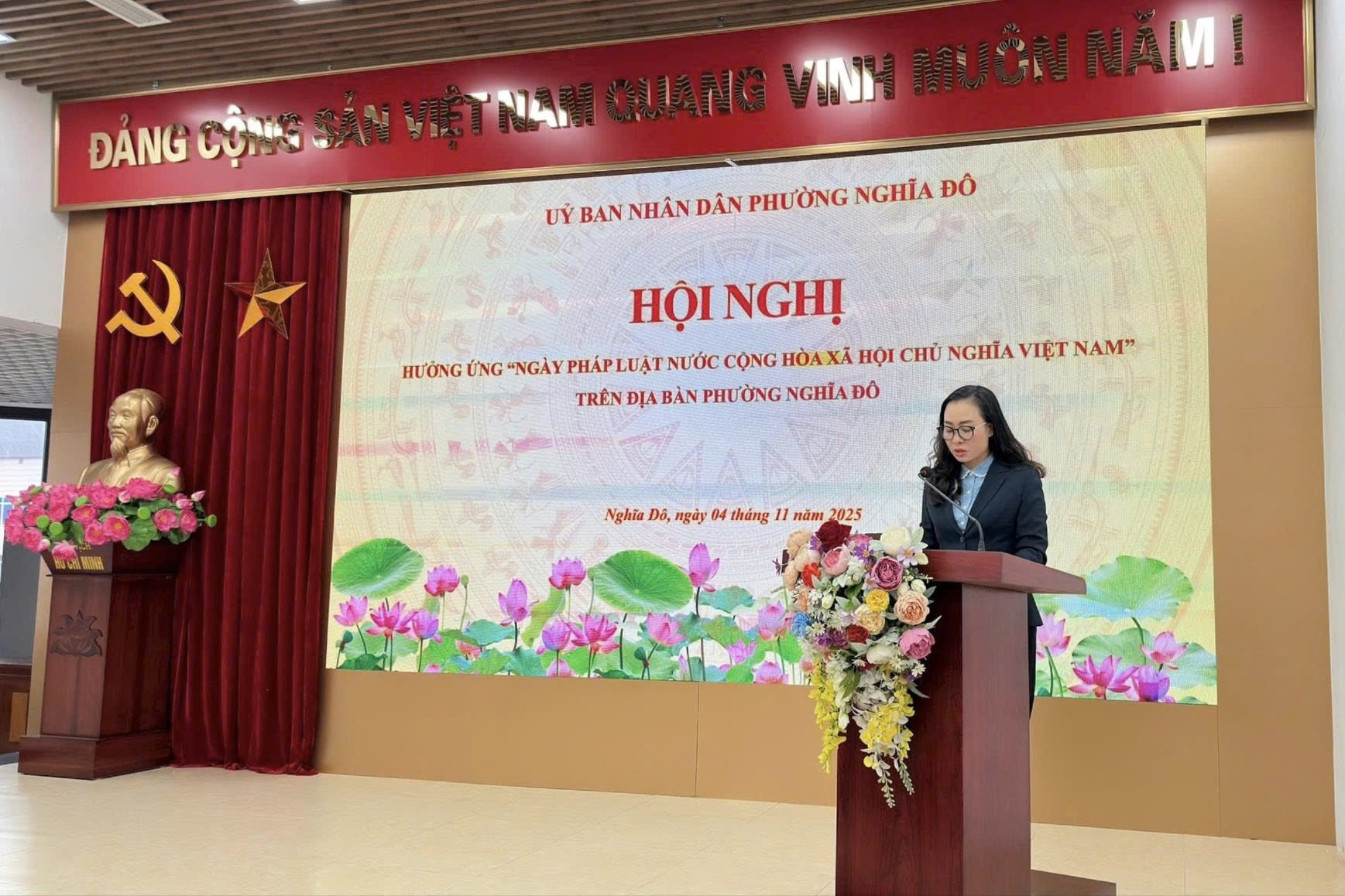 Phường Nghĩa Đô lan tỏa tinh thần thượng tôn pháp luật, xây dựng nếp sống kỷ cương, văn minh