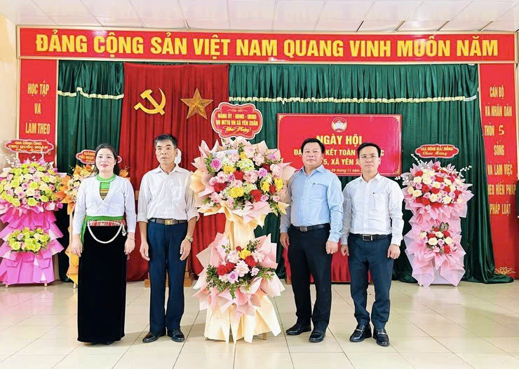Xã Yên Xuân đồng loạt tổ chức Ngày hội Đại đoàn kết toàn dân tộc năm 2025