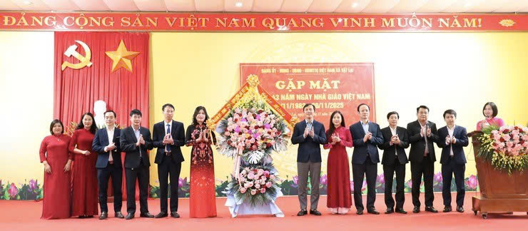 Xã Vật Lại tri ân đội ngũ nhà giáo nhân kỷ niệm 43 năm Ngày Nhà giáo Việt Nam