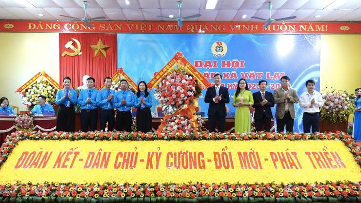 Đại hội Công đoàn xã Vật Lại lần thứ I khẳng định vai trò đại diện người lao động trong mô hình chính quyền địa phương hai cấp