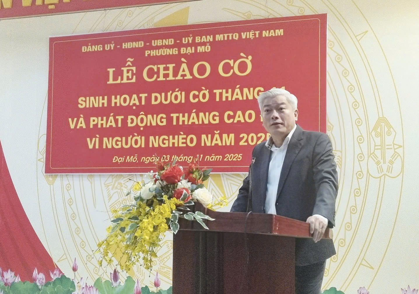 Phường Đại Mỗ phát động Tháng cao điểm “Vì người nghèo” gắn với triển khai nhiệm vụ chính trị cuối năm