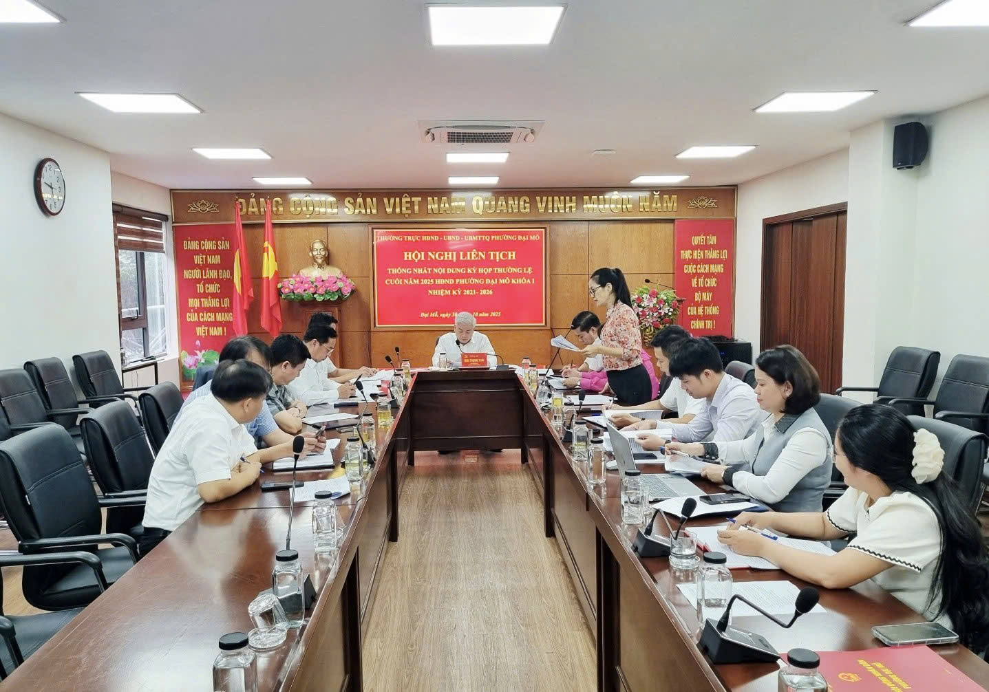 Phường Đại Mỗ thống nhất nội dung, chương trình kỳ họp cuối năm 2025 của HĐND phường