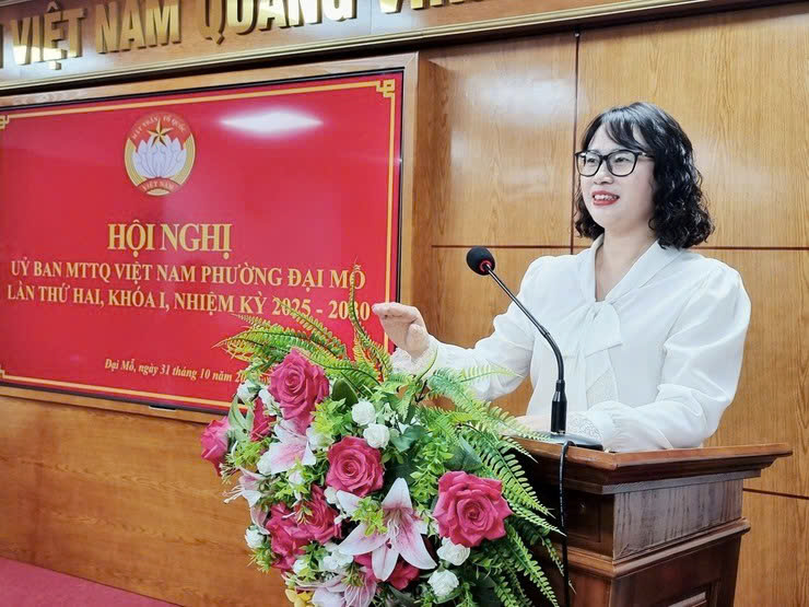 Mặt trận Tổ quốc phường Đại Mỗ thống nhất định hướng hoạt động, phát huy vai trò đại đoàn kết toàn dân