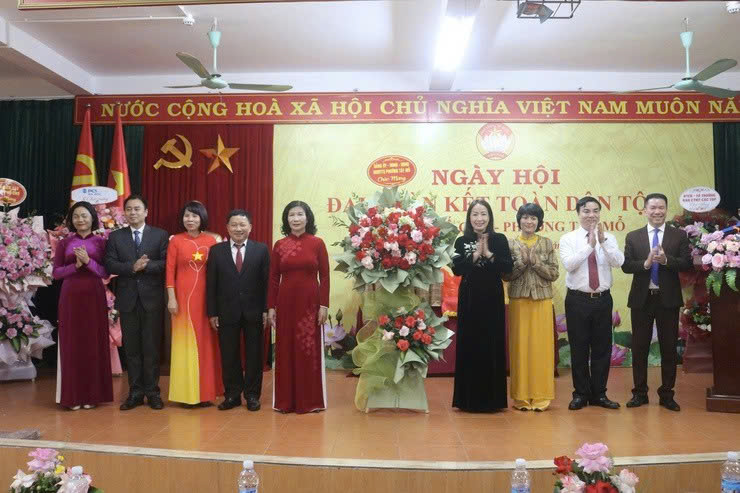 Tổ dân phố Chợ, phường Tây Mỗ lan tỏa sức mạnh đại đoàn kết trong Ngày hội toàn dân năm 2025