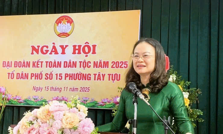 Tổ dân phố số 15, phường Tây Tựu: Lan tỏa tinh thần đại đoàn kết, xây dựng khu dân cư văn minh, nghĩa tình