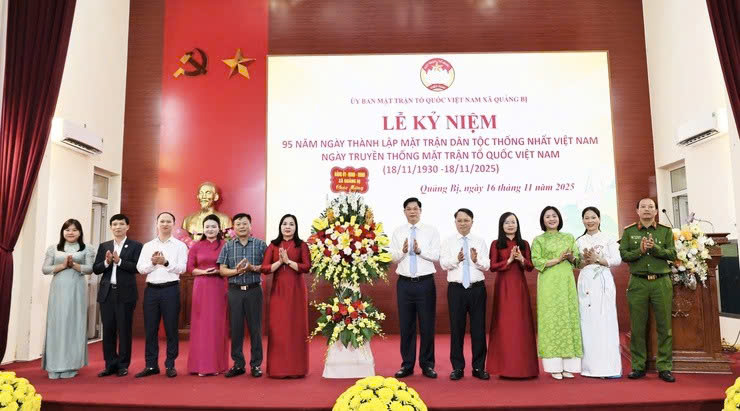 MTTQ xã Quảng Bị kỷ niệm 95 năm Ngày truyền thống, khẳng định vai trò nòng cốt của khối đại đoàn kết toàn dân