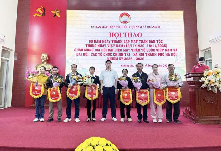 Sôi nổi Hội thao chào mừng kỷ niệm 95 năm Ngày truyền thống Mặt trận Tổ quốc Việt Nam tại xã Quảng Bị