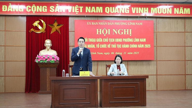 Phường Lĩnh Nam đối thoại trực tiếp với nhân dân, kịp thời tháo gỡ vướng mắc từ cơ sở