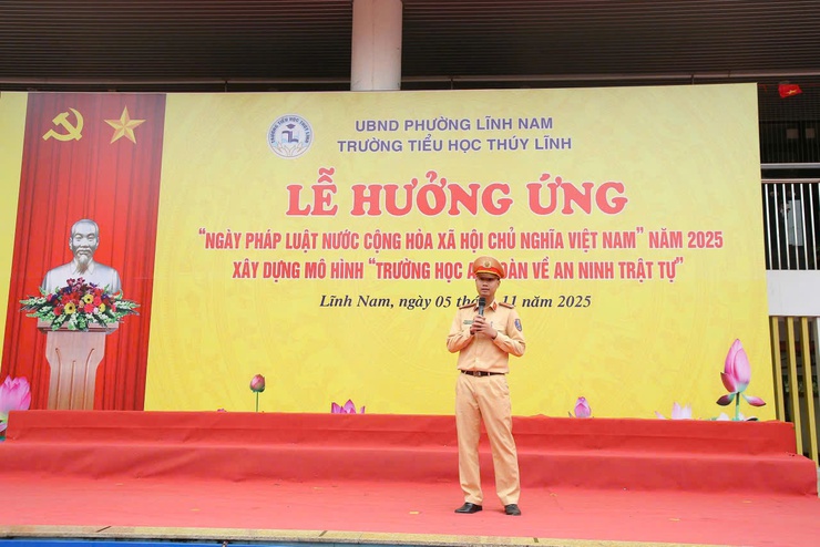 Phường Lĩnh Nam hưởng ứng Ngày Pháp luật Việt Nam: Lan tỏa tinh thần thượng tôn pháp luật trong cộng đồng
